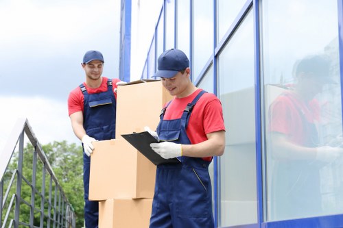 Van loading during a Hainault home relocation