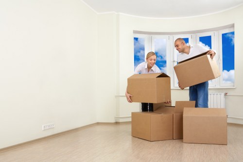 Careful furniture handling during a Hainault house move