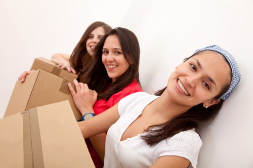 Local removals service supporting a business move in Hainault